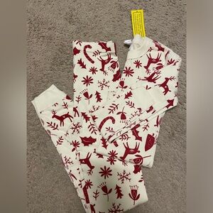 Hanna Anderson kids holiday pajamas size 10